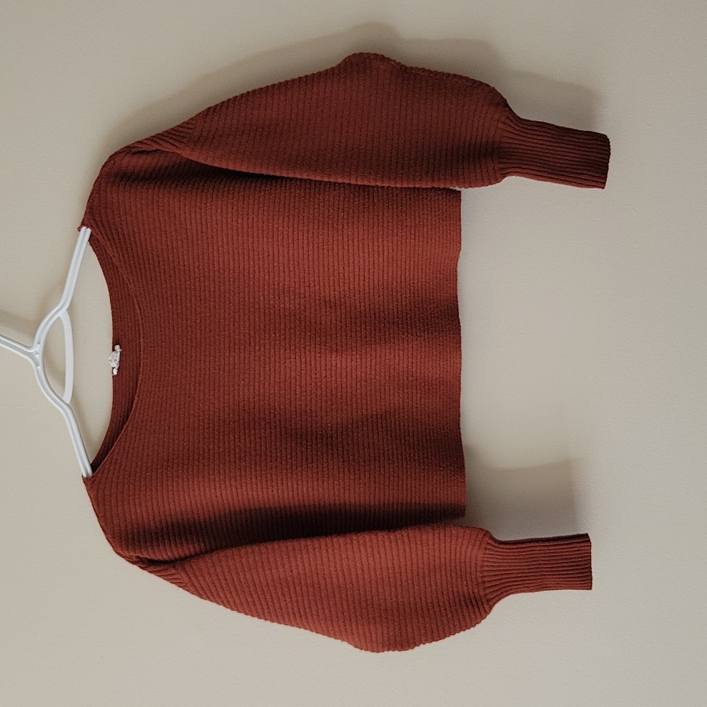 Garage Cropped knit sweater